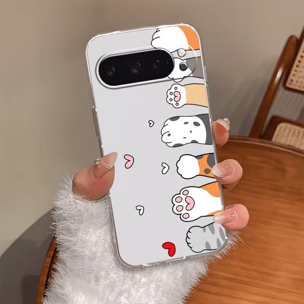 Cartoon Cat Paw Print Crystal  - Google Pixel 9 评论和价格