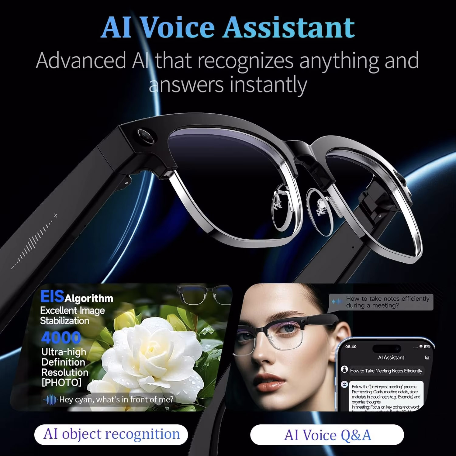 2026 World Premiere 4K HD Came - Smart Glasses Lens 评论和价格