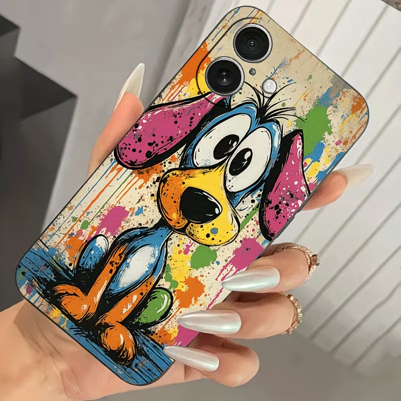 Graffiti Colored Puppy TPU Pho - Apple Iphone 15 Pro Max 评论和价格