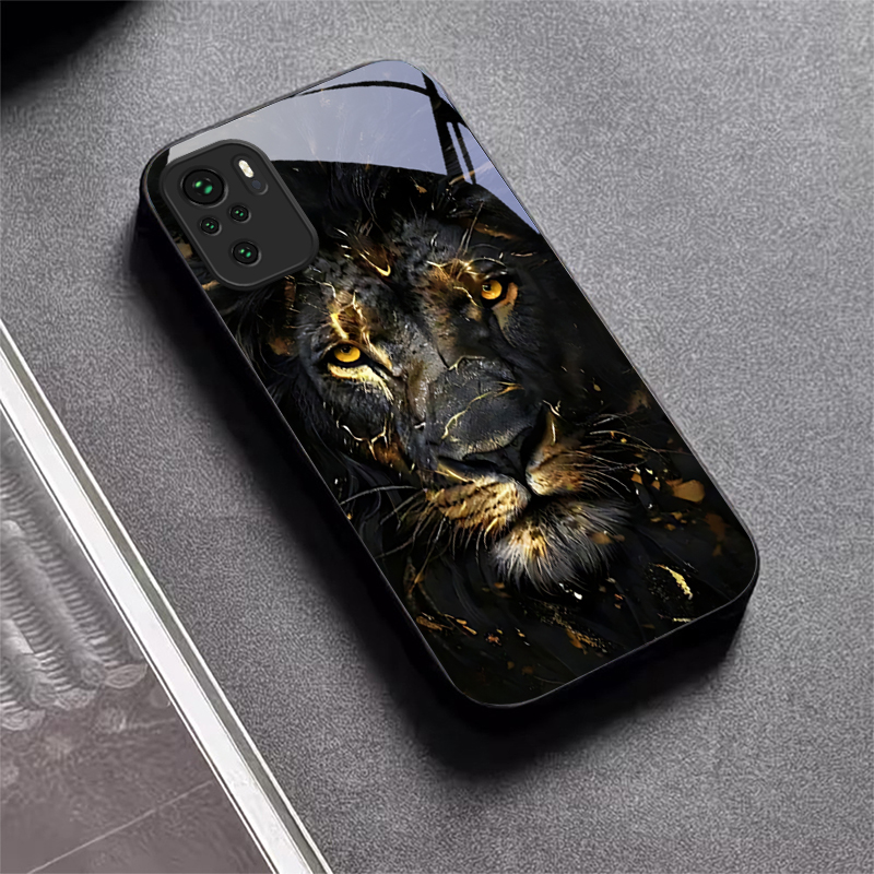 Lion With Golden Black Glass P - Xiaomi Redmi Note 13 评论和价格