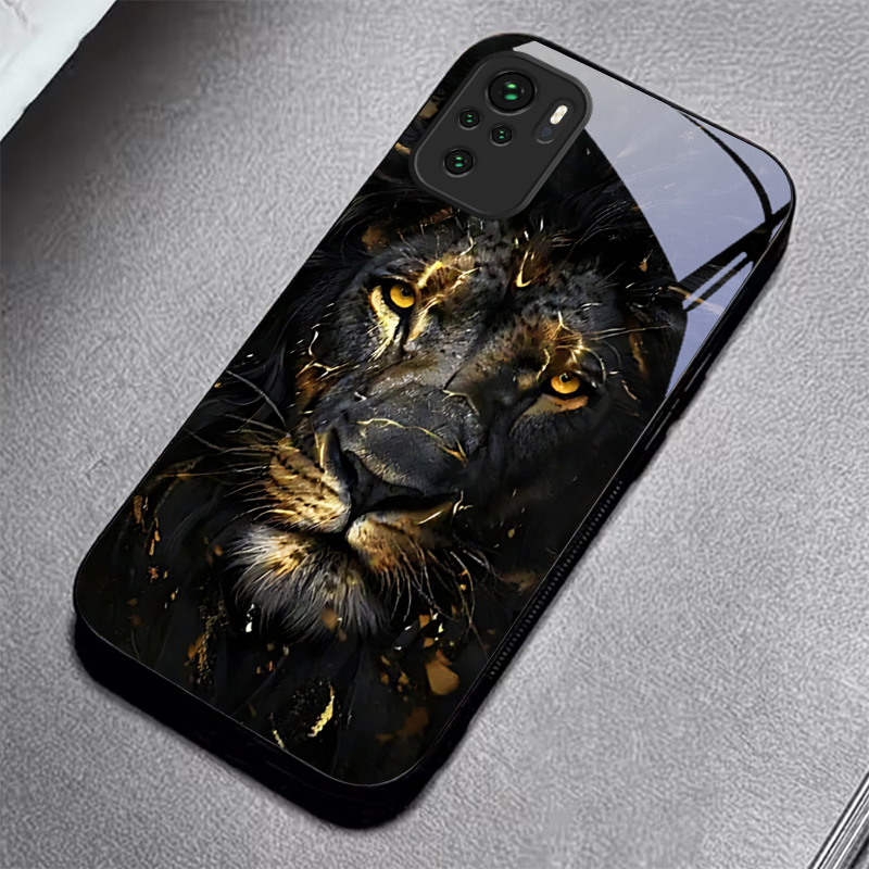 Lion With Golden Black Glass P - Xiaomi Redmi Note 13 评论和价格