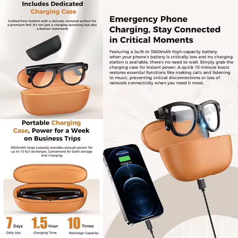 New 800W 4k HD Camera Smart Gl - Smart Glasses Lens 评论和价格
