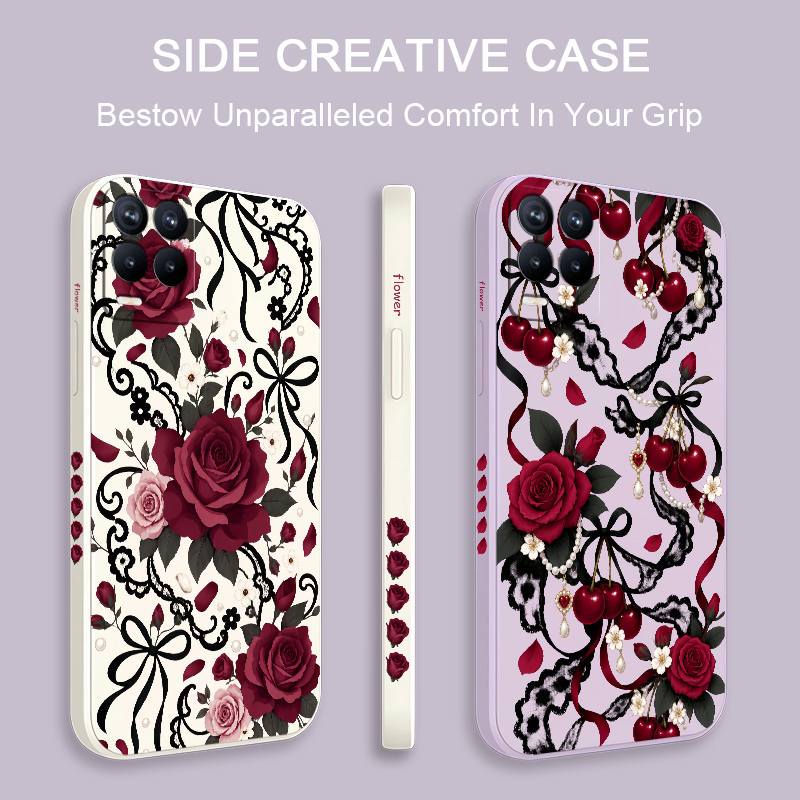 Flowers Case For OPPO Realme G - Realme Note 50 评论和价格